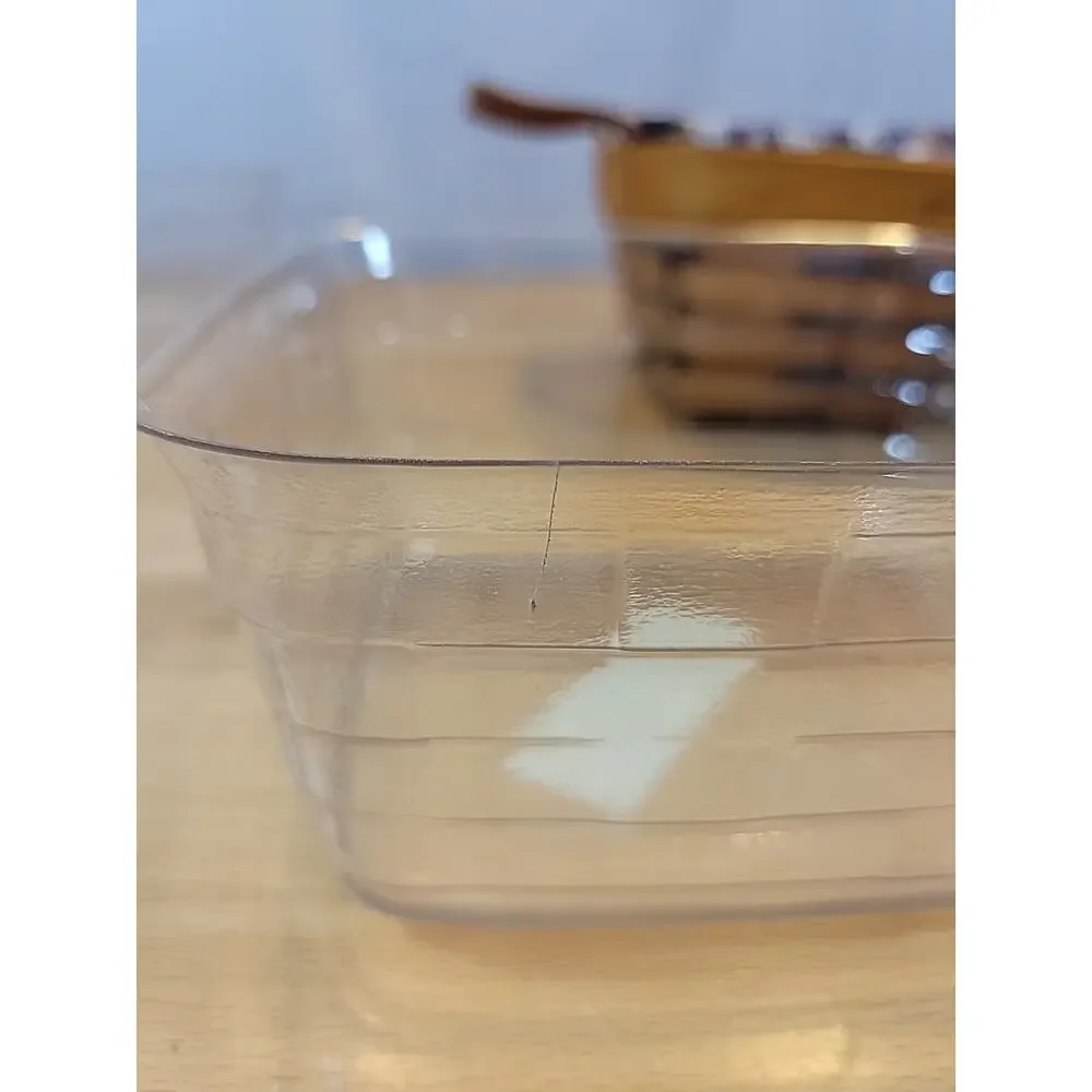Longaberger divided basket